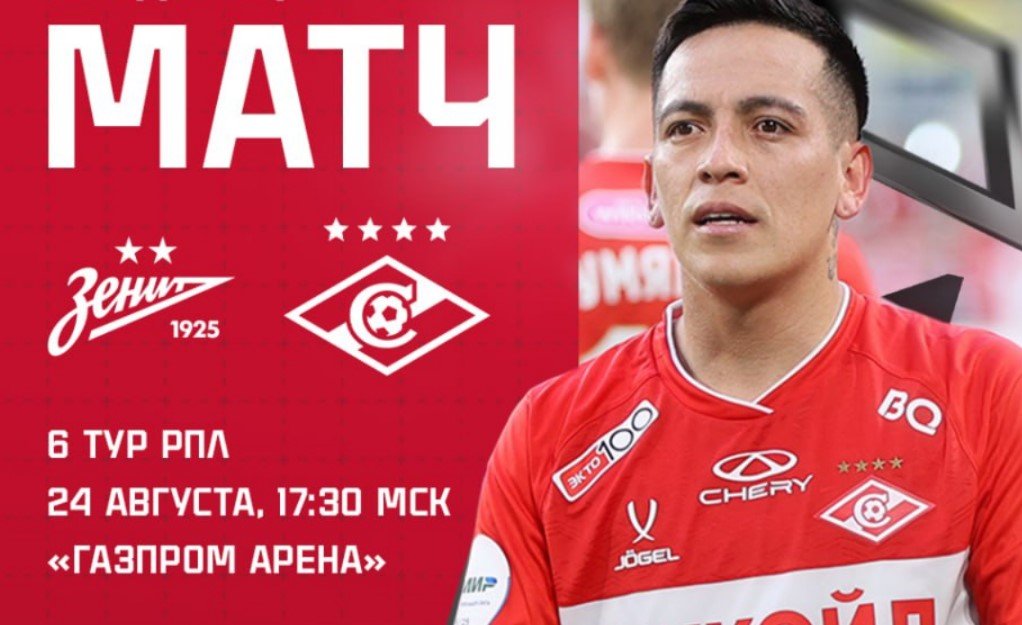 Зенит - Спартак: прогноз Мора на матч 6-го тура РПЛ (24 августа)