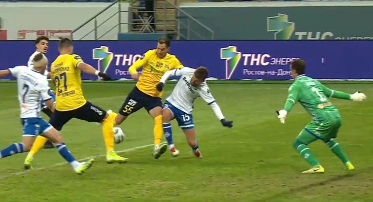 «Динамо» не удержало победный счет в Ростове - ничья (РПЛ, видео)