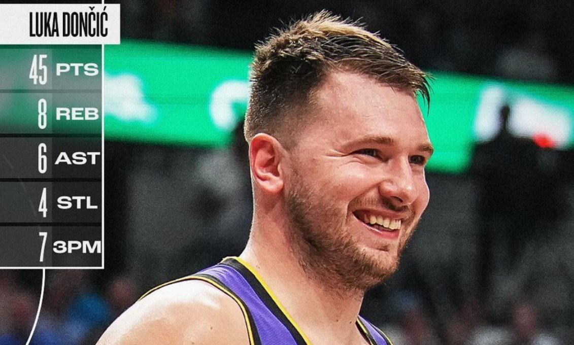 Дончич впервые сыграл в Далласе после обмена - победа «Лейкерс», у словенца - 45 очков (НБА, видео)