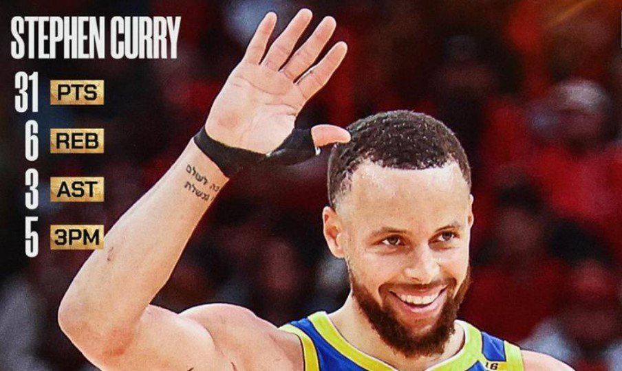 Плей-офф НБА: «Голден Стэйт» выиграл 1-й матч на выезде у «Хьюстона», Карри набрал 31 очко (Видео)