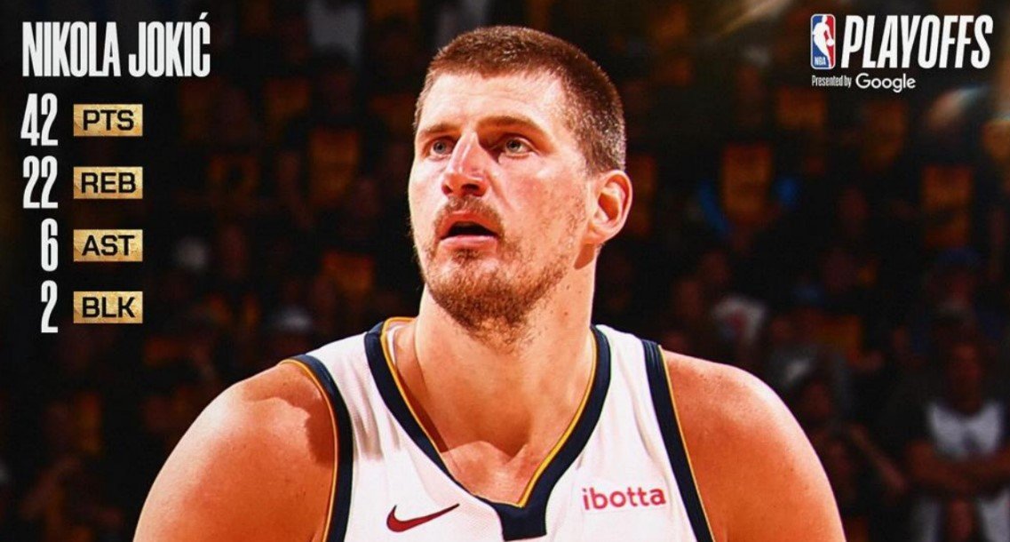 Йокич («Денвер») нанес удар по скептикам: 42 + 22 и 1-0 в серии с «Оклахомой» (НБА, видео) Йокич («Денвер») нанес удар по скептикам: 42 + 22 и 1-0 в серии с «Оклахомой» (НБА, видео)