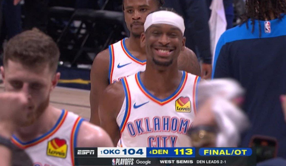 «Денвер» дожал «Оклахому» в ОТ, у Йокича - 10 промахов из-за дуги (плей-офф НБА) «Денвер» дожал «Оклахому» в ОТ, у Йокича - 10 промахов из-за дуги (плей-офф НБА)