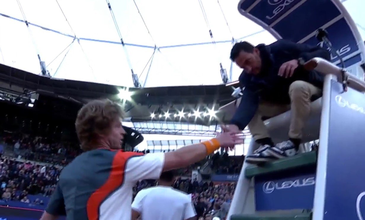 Рублев обыграл Оже-Альяссима и вышел в финал турнира в Гамбурге (АТП-500)