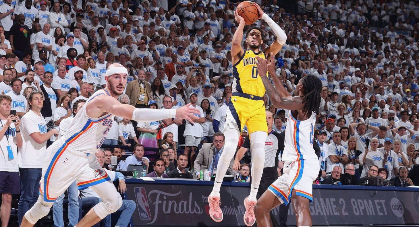 Оклахома - Индиана: 2-й матч финала НБА - трансляция 9 июня Оклахома - Индиана: 2-й матч финала НБА - трансляция 9 июня