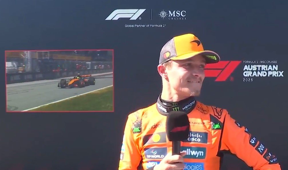 «Макларены» сделали дубль на Гран-при Австрии: Норрис - выиграл, Пиастри - второй