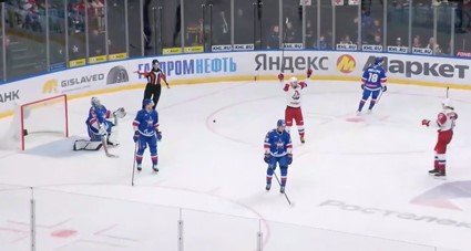 КХЛ: «СКА» проиграл дома «Локо» - седьмое поражение в 8-ми матчах (голы, видео)