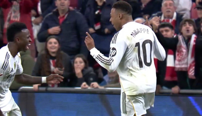 Дубль Мбаппе помог «Реалу» разгромить на выезде «Атлетик» (Ла Лига) Дубль Мбаппе помог «Реалу» разгромить на выезде «Атлетик» (Ла Лига)