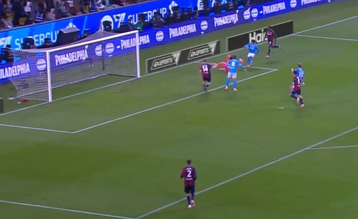 Дубль Нереса принес «Наполи» победу в Суперкубке Италии (голы, видео)