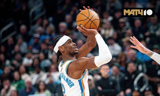 ШГА («Оклахома») повторил достижение Чемберлена - 40 очков при 80 % реализации с игры (НБА, видео)