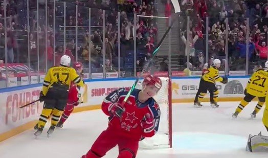 КХЛ: ЦСКА дома обыграл «Северсталь» (голы, видео)