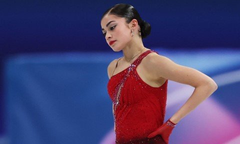 Олимпийский прокат Петросян с падением, 6 место (произвольная программа - видео)