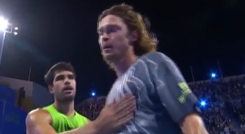 Рублев в 2-х сетах уступил Алькарасу в полуфинале Дохи (АТП-500)