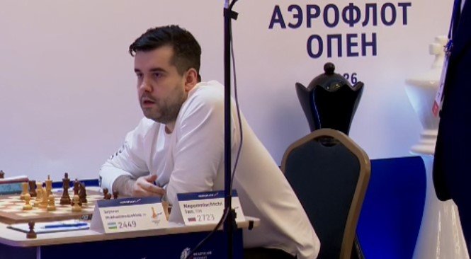 Ян Непомнящий набрал 7,5 из 9 и выиграл шахматный турнир «Аэрофлот-опен»