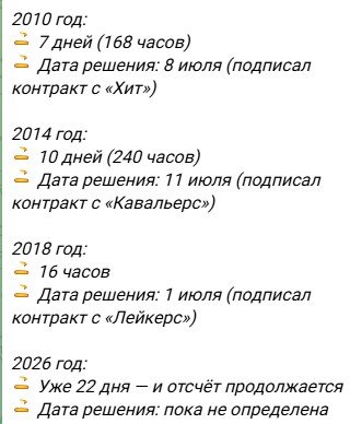 СМИ: Леброн Джеймс может специально тянуть со своим «решением» (НБА)
