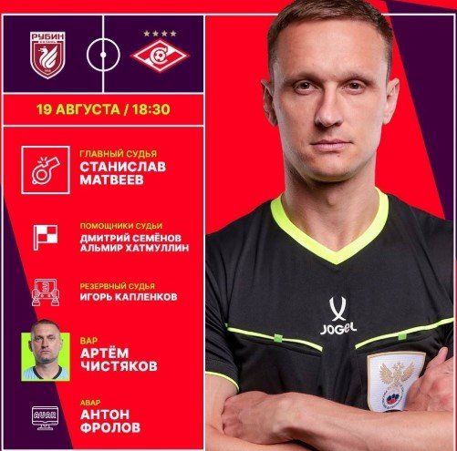 Рубин - Спартак: прогноз Яковлева на 2 тур Кубка России (19 августа)