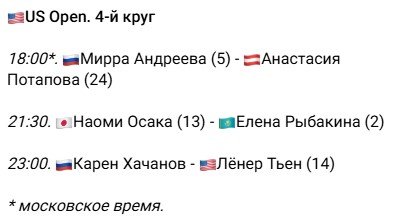 Хачанов - Тьен: прогноз на 1/8 финала ЮС-опен (7 сентября)