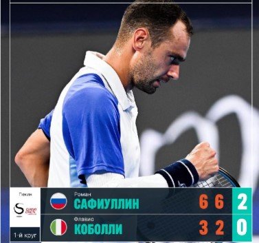 Сафиуллин стартовал в Пекине с разгромной победы над Коболли (ATP-500)